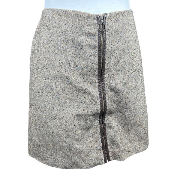 Vintage Y2K Old Navy Wool Blend Mini Skirt - Picture 2 of 8